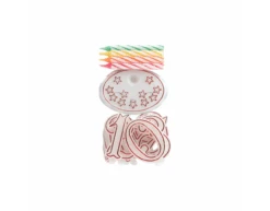 Kaarsen Set Met Cijfers 5,5cm 8st