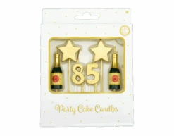 Kaarsjes 85 Jaar Champagne 17,5cm -Feestspullen Winkel kaarsjes 85 jaar champagne 175cm 2