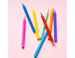 Kaarsjes Gekleurd 6cm -Feestspullen Winkel kaarsjes gekleurd 6cm 3