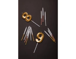 Kaarsjes Metallic Dip 10cm -Feestspullen Winkel kaarsjes metallic dip 10cm 2