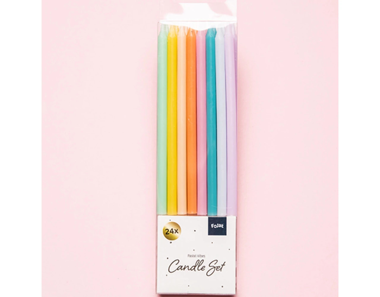 Kaarsjes Pastel 10cm 5 Kaarsjes Pastel 10cm - Afbeelding 5