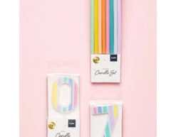 Kaarsjes Pastel 10cm 12 Kaarsjes Pastel 10cm -Feestspullen Winkel kaarsjes pastel 10cm 5