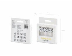 Kaarssen Voetbal 2,5cm 6st -Feestspullen Winkel kaarssen voetbal 25cm 6st 2