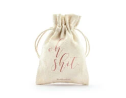 Katoenen Zakjes Oh Shit 15cm 10st