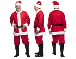 Kerstman Pak Luxe -Feestspullen Winkel kerstman pak luxe 2