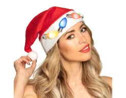Kerstmuts Met Led Lampjes