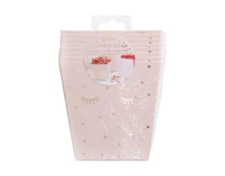 Late Night Snack Bar Kit With White Chalkboard, Pink Chalk And Gold Foiled Snack Boxes -Feestspullen Winkel late night snack bar kit with white chalkboard pin 3