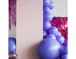 Lavendel Ballon Cornflower Blue 80cm -Feestspullen Winkel lavendel ballon cornflower blue 80cm 4