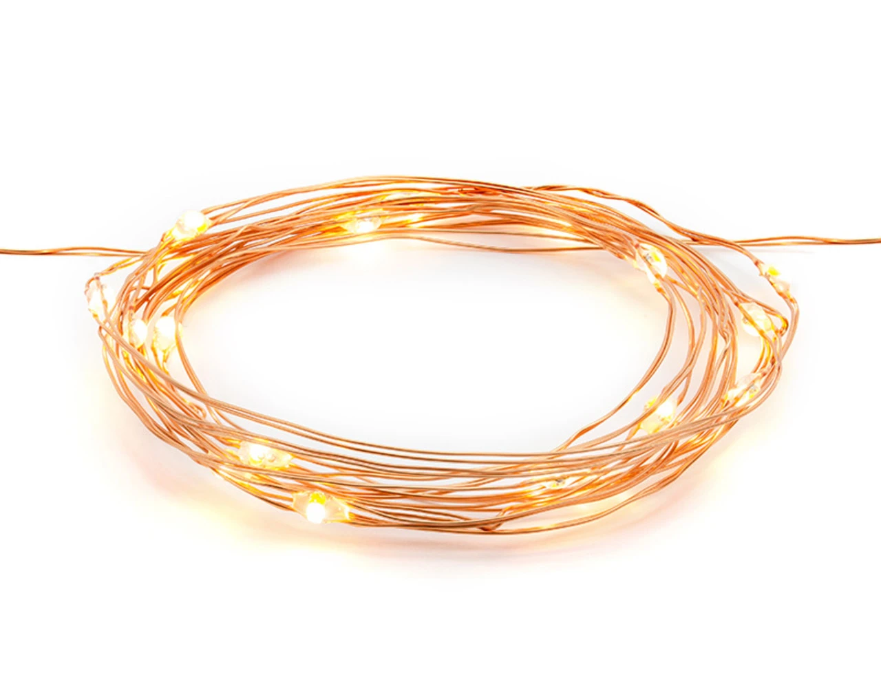 Led Lampjes Koper 1,9m 1 Led Lampjes Koper 1,9m