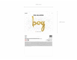 Letterballon Set Boy Rose Goud Leeg 74cm -Feestspullen Winkel letterballon set boy rose goud leeg 74cm 4