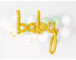 Letterballon Set Girl Goud Leeg 75,5cm -Feestspullen Winkel letterballon set girl goud leeg 755cm 3