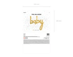 Letterballon Set Girl Goud Leeg 75,5cm -Feestspullen Winkel letterballon set girl goud leeg 755cm 5