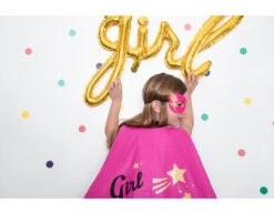 Letterballon Set Girl Goud Leeg 77cm -Feestspullen Winkel letterballon set girl goud leeg 77cm 5