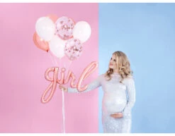 Letterballon Set Girl Rose Goud Leeg 77cm -Feestspullen Winkel letterballon set girl rose goud leeg 77cm 4