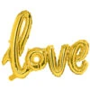 Letterballon Set Love Goud Leeg 73cm