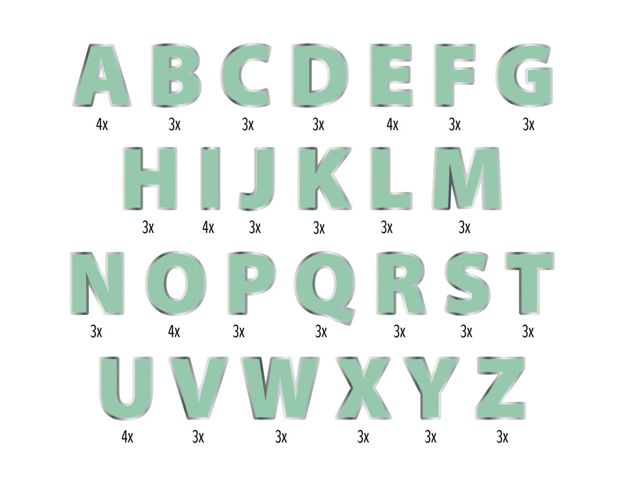 Letterbanner Set Diy 2 Letterbanner Set Diy - Afbeelding 2