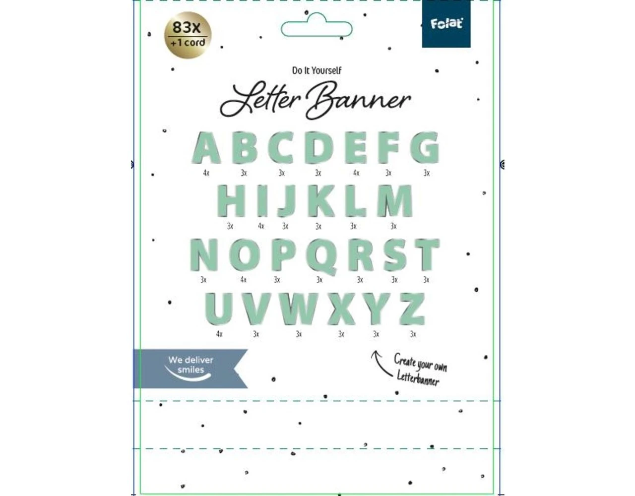 Letterbanner Set Diy 3 Letterbanner Set Diy - Afbeelding 3