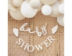 Letterslinger Baby Shower 1,5m 2st -Feestspullen Winkel letterslinger baby shower 15m 2st 2