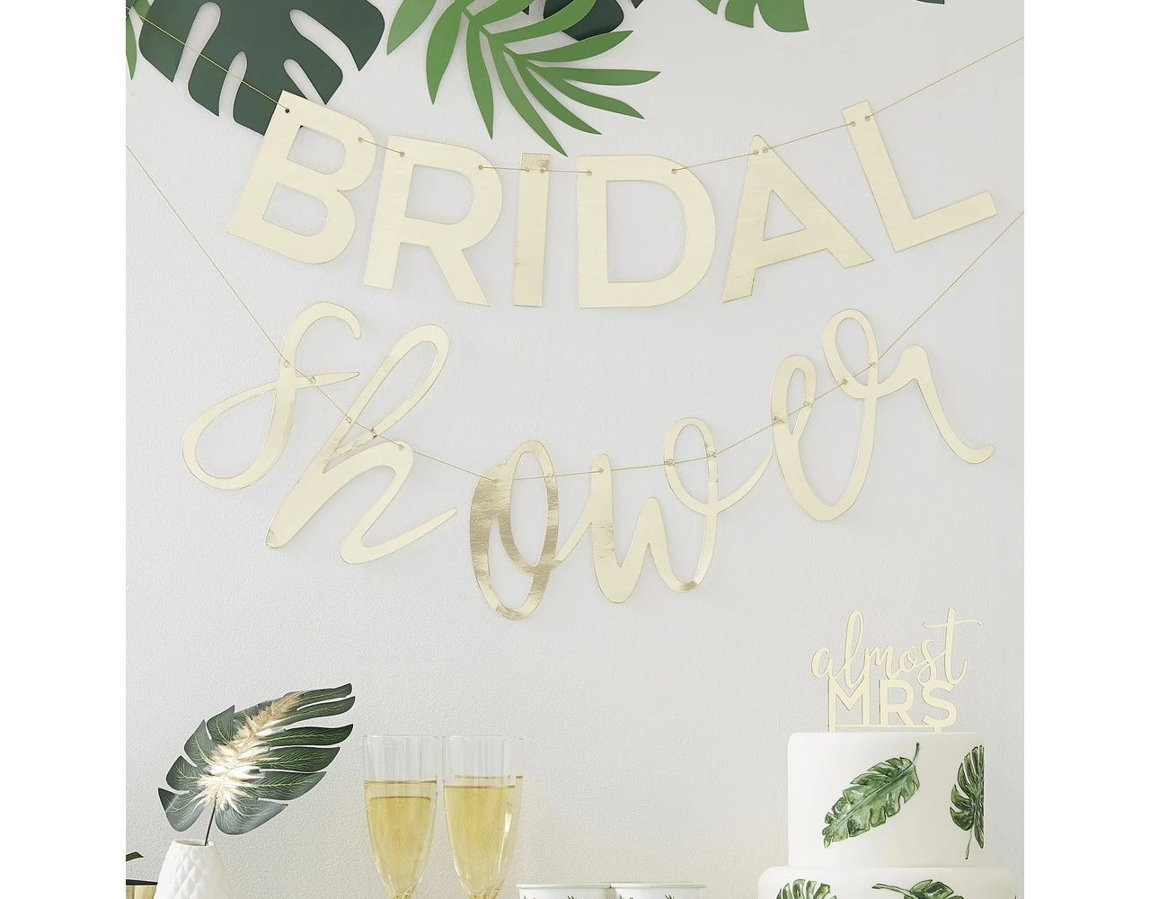 Letterslinger Bridal Shower 1,5m 2 Letterslinger Bridal Shower 1,5m - Afbeelding 2