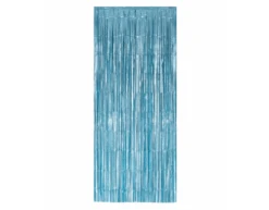 Lichtblauw Deurgordijn Folie 2,4m