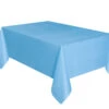Lichtblauw Tafelkleed Plastic 2,74m