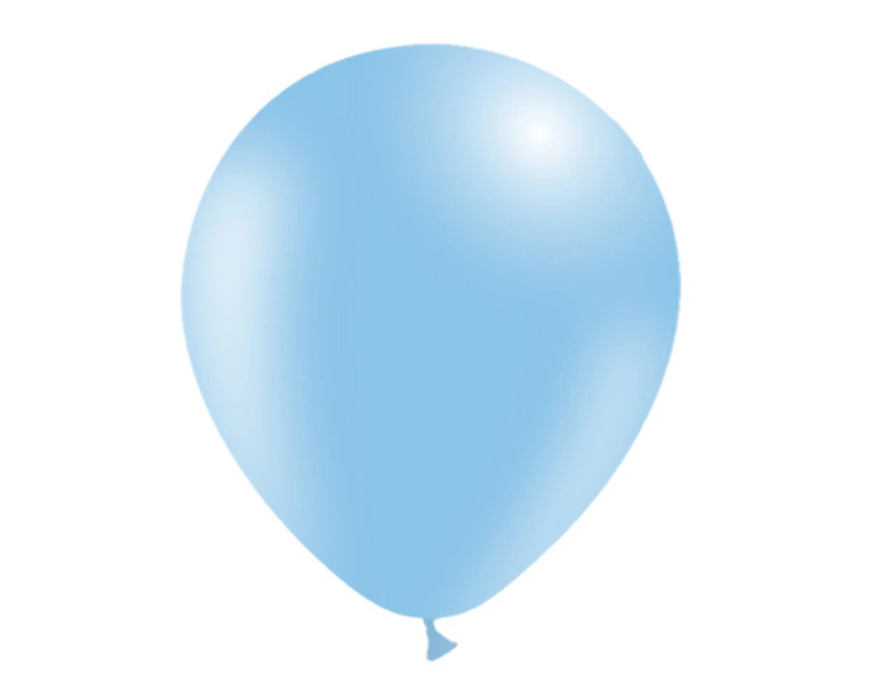 Lichtblauwe Ballonnen 30cm 10st 1 Lichtblauwe Ballonnen 30cm 10st