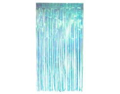 Lichtblauwe Deurgordijn 2m