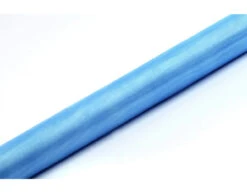Lichtblauwe Organza Stof 36cm 9m