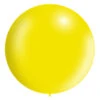 Lichtgele Reuze Ballon XL Metallic 91cm