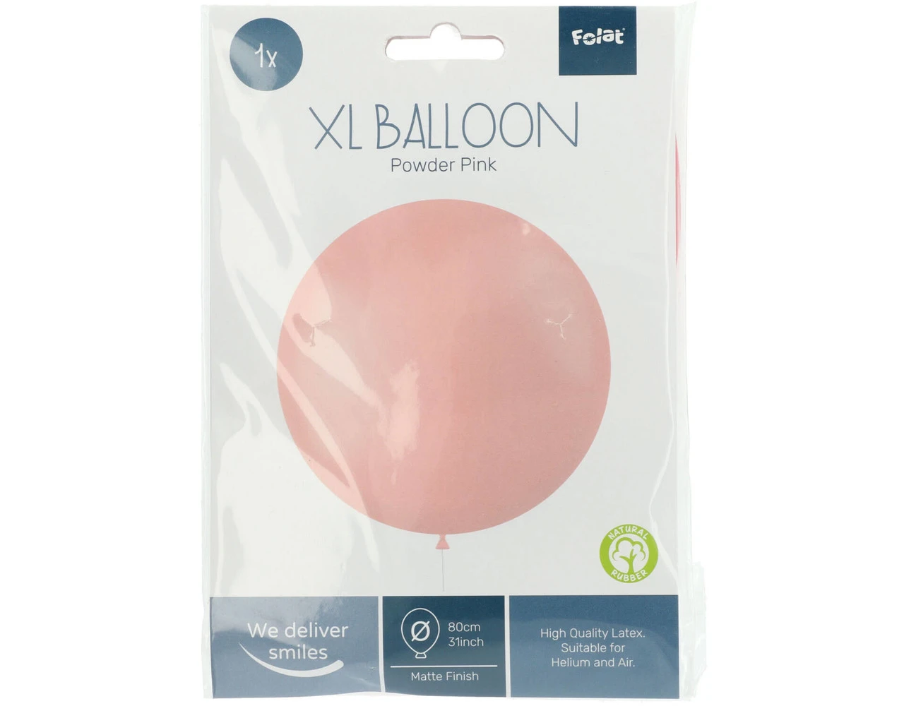 Lichtroze Ballon Powder Pink 80cm 2 Lichtroze Ballon Powder Pink 80cm - Afbeelding 2