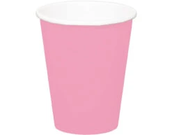 Lichtroze Bekers Karton 350ml 8st