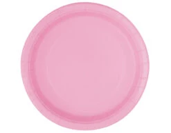 Lichtroze Borden Rond 23cm 16st