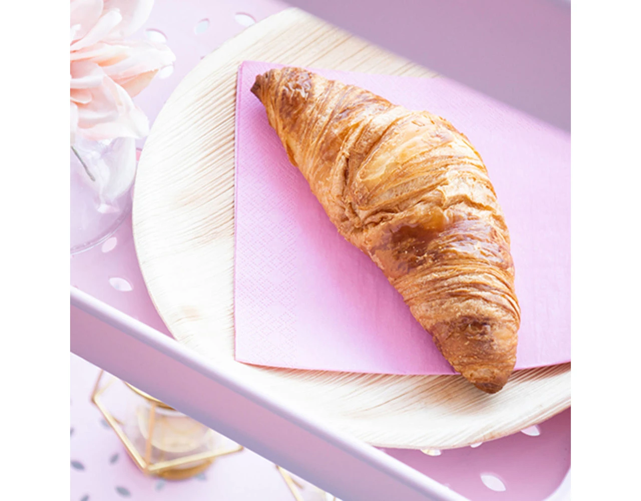 Lichtroze Servetten 3 Laags 33cm 20st 3 Lichtroze Servetten 3 Laags 33cm 20st - Afbeelding 3