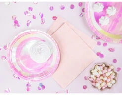 Lichtroze Servetten 30cm 20st -Feestspullen Winkel lichtroze servetten 30cm 20st 3