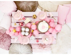 Lichtroze Servetten Deluxe 33cm 20st -Feestspullen Winkel lichtroze servetten deluxe 33cm 20st 3