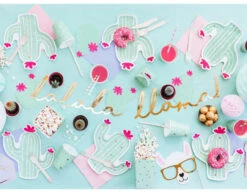 Lichtroze Servetten Deluxe 33cm 20st -Feestspullen Winkel lichtroze servetten deluxe 33cm 20st 4