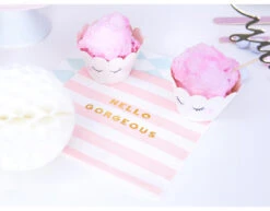 Lichtroze Servetten Hello Gorgeous 33cm 20st -Feestspullen Winkel lichtroze servetten hello gorgeous 33cm 20st 3
