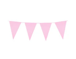 Lichtroze Slinger Groot 10m