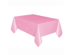 Lichtroze Tafelkleed Plastic 2,74m