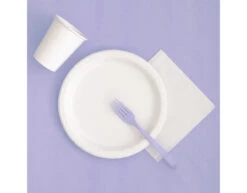 Lila Tafelkleed 2,74m -Feestspullen Winkel lila tafelkleed 274m 2