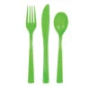 Lime Groen Bestek 18 Delig