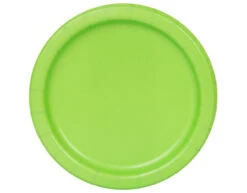 Lime Groene Borden Rond 17,5cm 8st