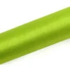 Lime Groene Organza Stof 16cm 9m