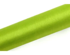 Lime Groene Organza Stof 16cm 9m