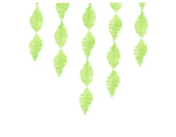 Lime Groene Slinger Crepe Franje 3m