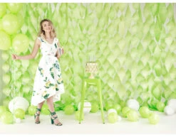 Lime Groene Slinger Crepe Franje 3m 9 Lime Groene Slinger Crepe Franje 3m -Feestspullen Winkel lime groene slinger crepe franje 3m 4