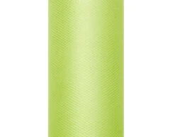 Lime Groene Tule Rol 15cm 9m