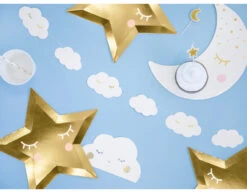 Little Star Star Borden Goud 27cm 6st -Feestspullen Winkel little star star borden goud 27cm 6st 2