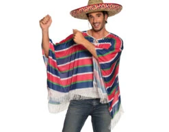 Mexicaanse Poncho Deluxe M
