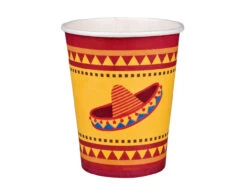 Mexico Bekers Papier 210ml 10st -Feestspullen Winkel mexico bekers papier 210ml 10st 2